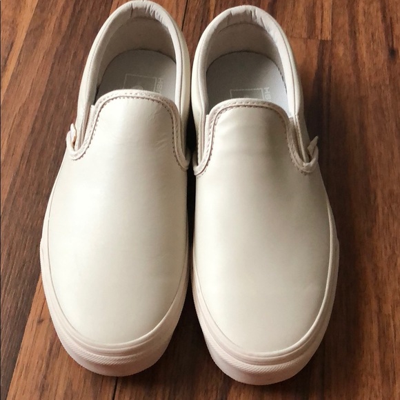 Vans Shoes - Light pastel pink leather